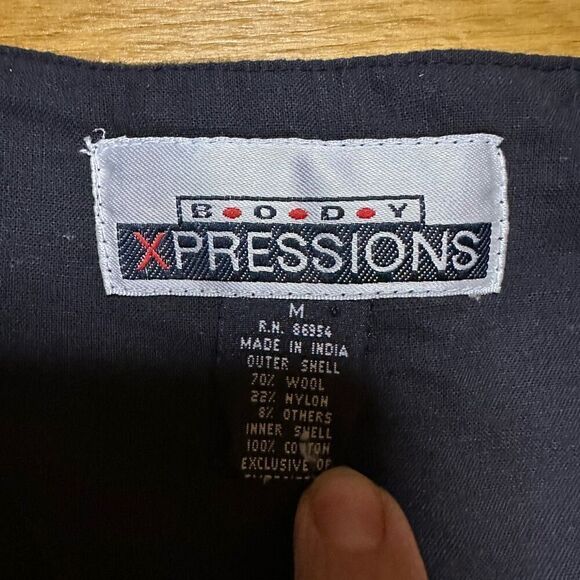 Vintage body expressions wool vest medium - Picture 4 of 8